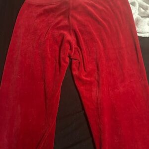 Juicy Couture Red Velvet Kids Leggings
